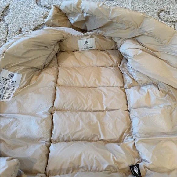 Aritzia Babaton Duvet Puffer Goose Down Long Coat Size XS - Picture 6 of 7